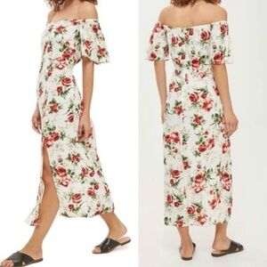 Topshop rose floral dress